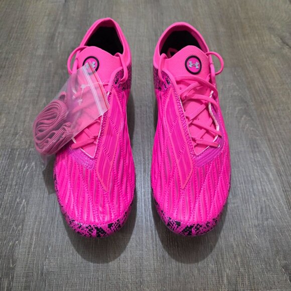 Under Armour Soccer Cleats Pink 7.5 Lightweight Performance - Picture 6 of 10